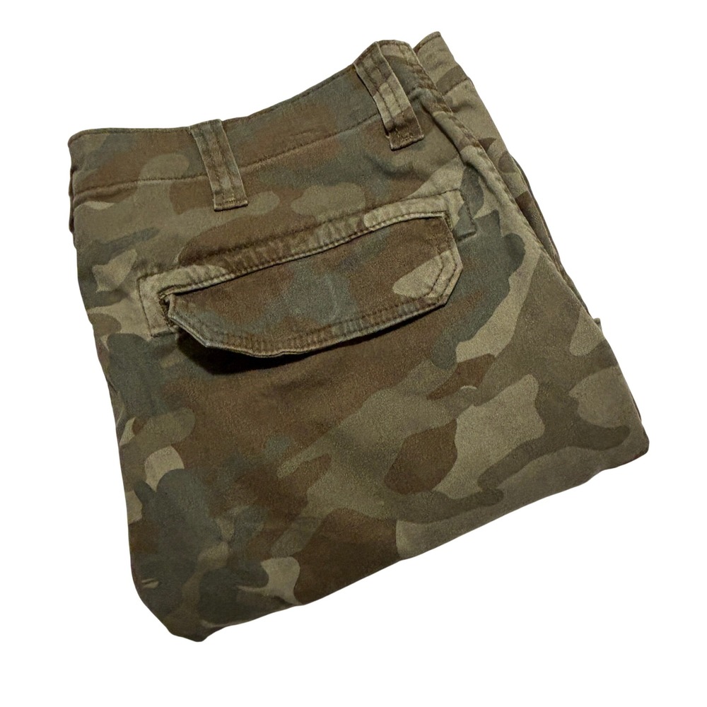Wrangler Mens Regular Taper Camo Cargo Pants‎ Green Brown 36x30 112326274